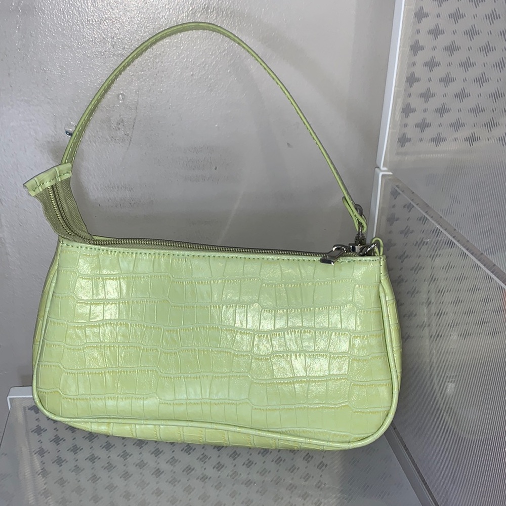 ⭐️ 3 FOR $12⭐️ SHEIN Light Green Croc-Embossed Shoulder Bag
